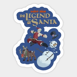 The Legend of Santa Sticker